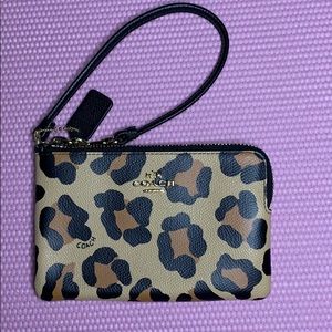 Leopard Print wristlet